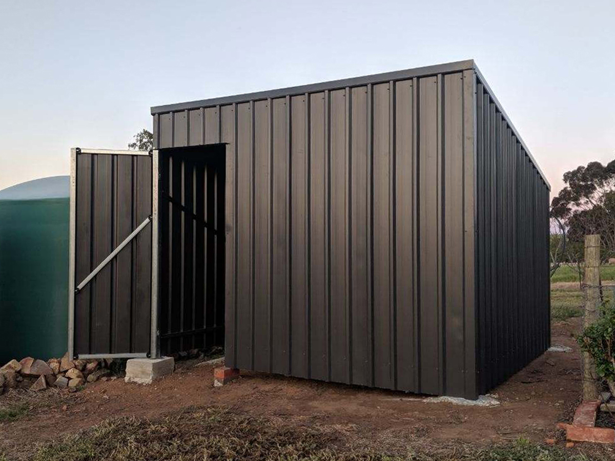 DIY Galvanised Steel Framed Shed Kit