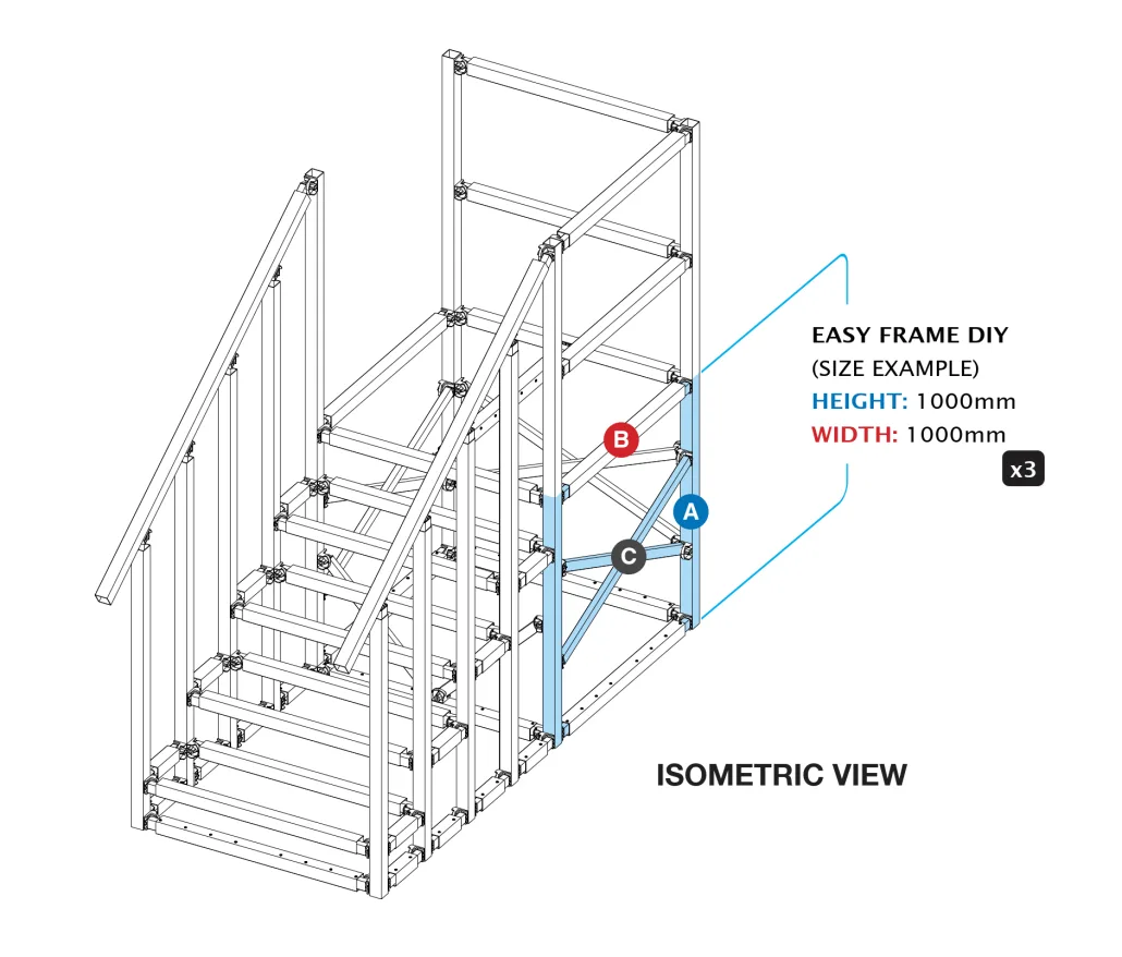 STAIRCASE REAR ISOMETRIC VIEW_1