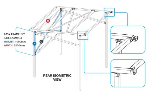 LEAN TO REAR ISOMETRIC VIEW